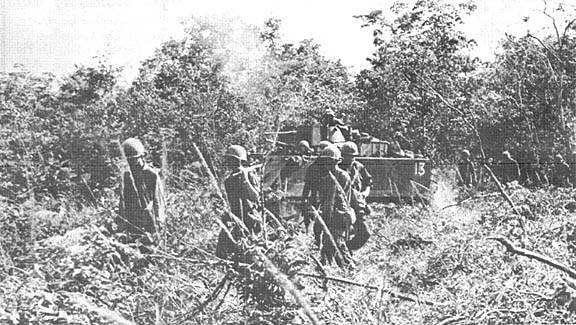 2/22 soldiers on operation